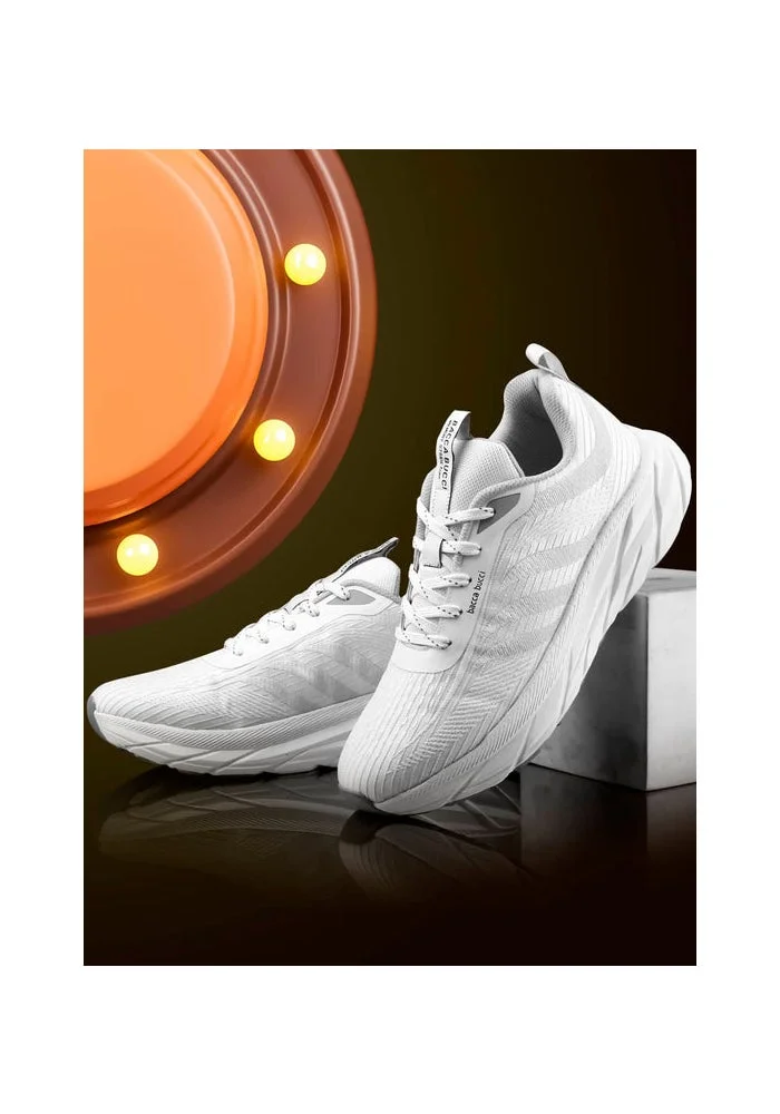 Bacca Bucci White APEX Athletic Running Shoes for Men | Best Price UAE